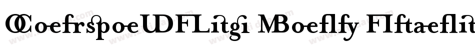 CorpoSLig Bold Italic字体转换